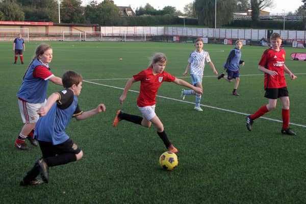 Eastwood Community Football Club was awarded a grant to help Nottingham Forest Community Trust run sessions for young people. Photo: Submitted