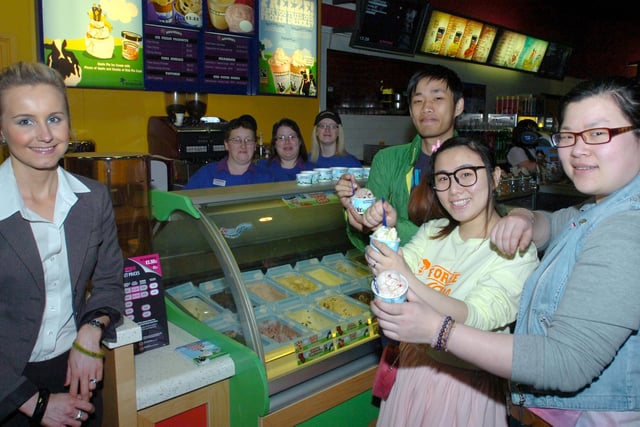 The Empire Cinema was giving away free ice cream eight years ago to raise money for Age UK. Were you in the picture?