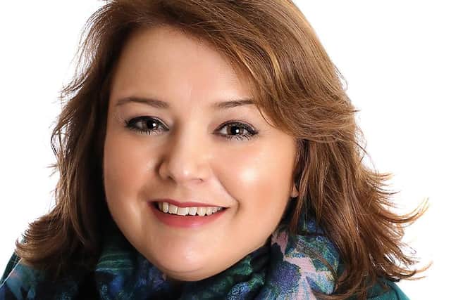 Volunteer Samantha Houghton.