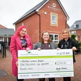 Colette Byrne, CEO at Broxtowe Women’s Project, Beth Astle, marketing executive from Barratt North Midlands and Mollie Bradley, sales graduate at Barratt Homes North Midlands