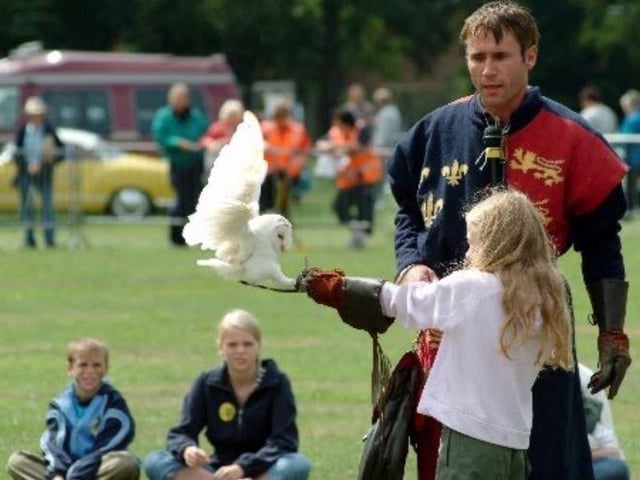 The Prince Bishops Falconry display was a popular choice for many.