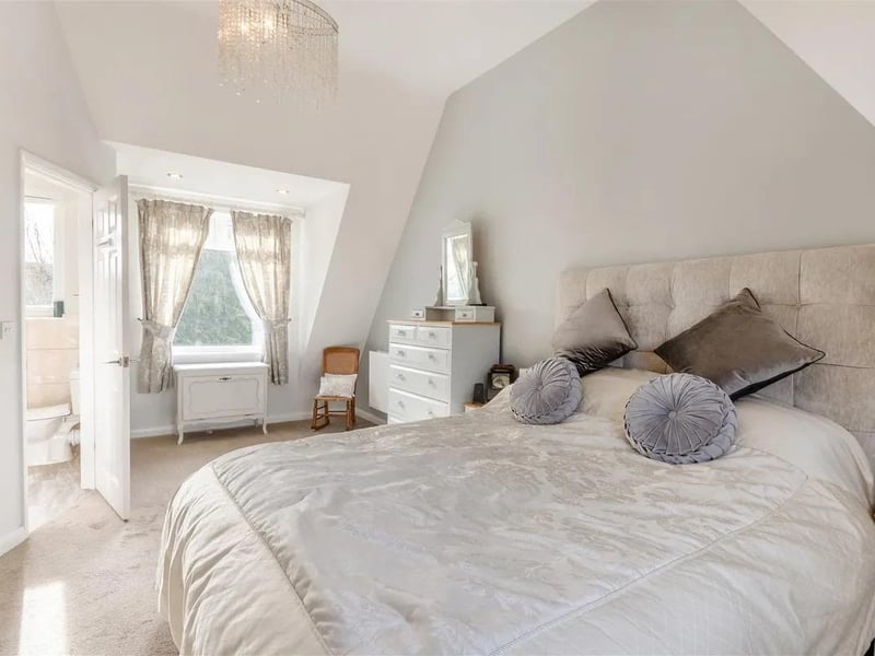 One of four double bedrooms in the property.