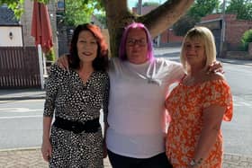 Karen Emm, Sally Weaver and Lesley Elce are joining forces for Warsop pride event.
