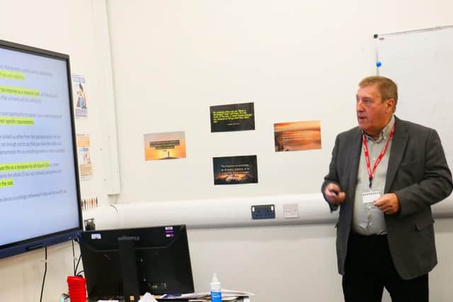 Mansfield businessman Stewart Rickersey spoke of the impact of a great CV