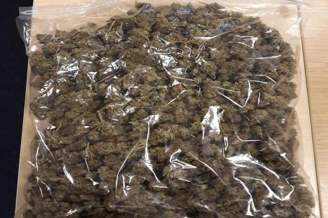 Police discovered the drugs after seeing the two suspects coming out of the Wallis Road property - stopping them and questioning them nearby