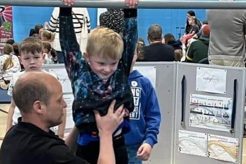 There were many activities for visitors to have a go at during the day.
