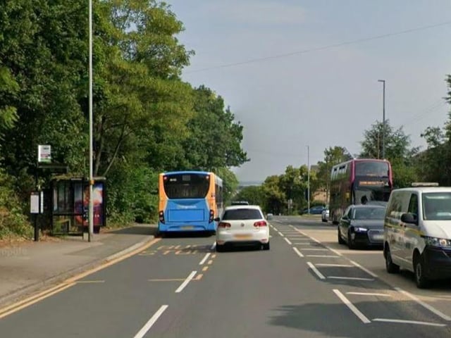 Nottingham Road, Mansfield near Cedar House.
