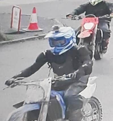Officers have released images of off-road bikers said they want to find in connection with dangerous driving and  anti-social behaviour.