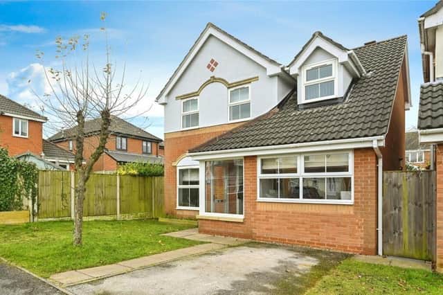 Offers of more than £325,000 are invited by estate agents Bairstow Eves for this handsome four-bedroom family home on Hexham Close, Mansfield, which has been boosted by an extension and modernisation work.