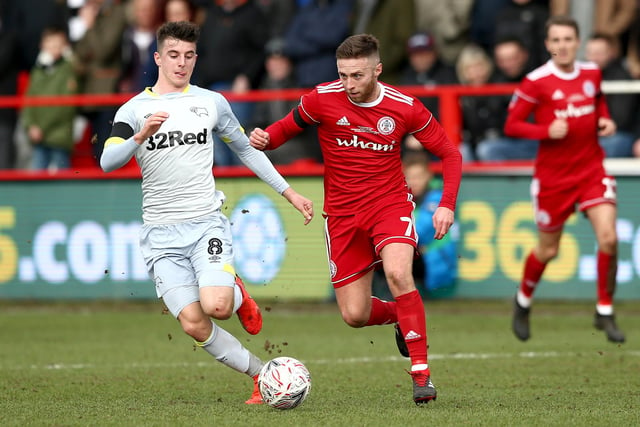 The ex-Barnsley man has enjoyed a superb campaign for Stanley, recording eight goals and five assists and has been linked with a move to Jack Ross' Hibernian, Peterborough United and Portsmouth.