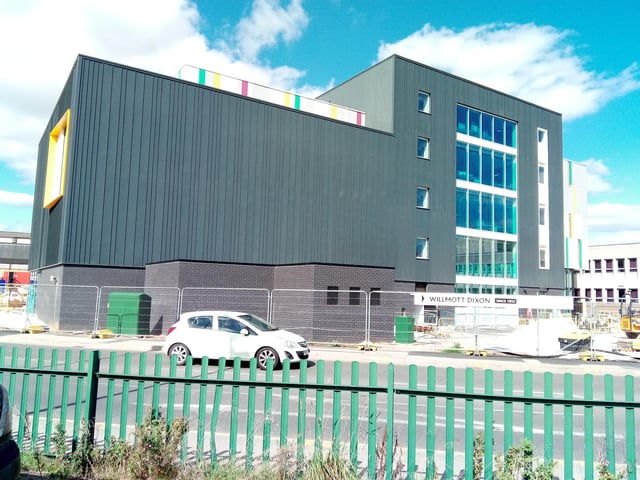 The Doncaster University Technical College viewed from College Road