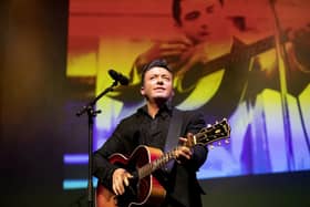 Clive John stars in the Johnny Cash Roadshow in Nottingham. Photo: Submitted