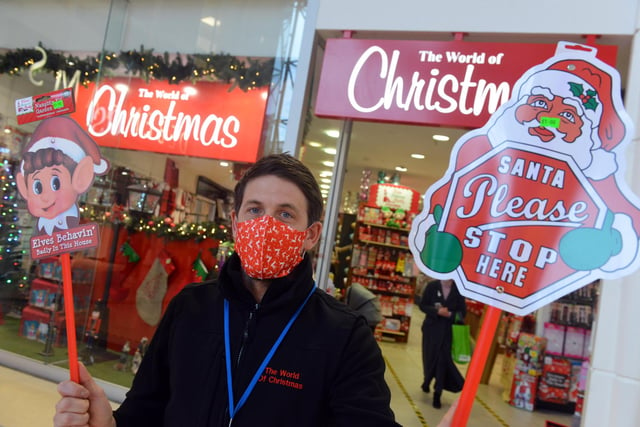 The World of Christmas store has opened in the Bridges in time for Christmas with Owner William Caris.