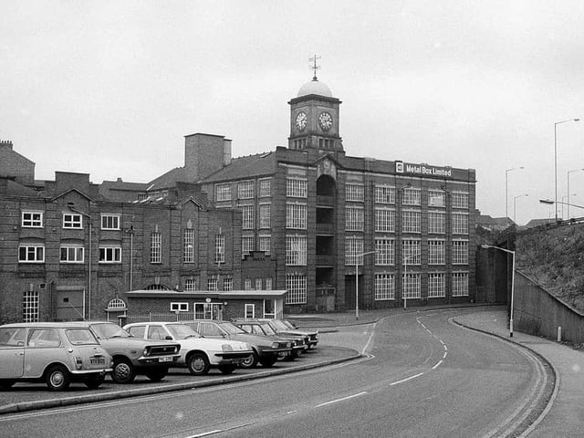 The Metal Box building was a key part of Mansfield's landscape until it was mostly demolished. All that remains now is the clock tower.