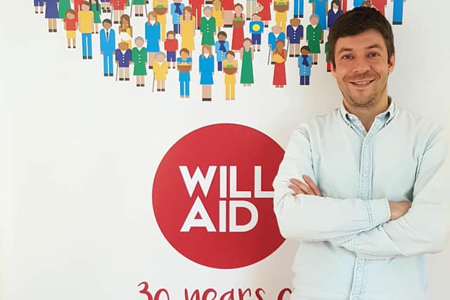 Peter de Vena Franks, campaign director for Will Aid