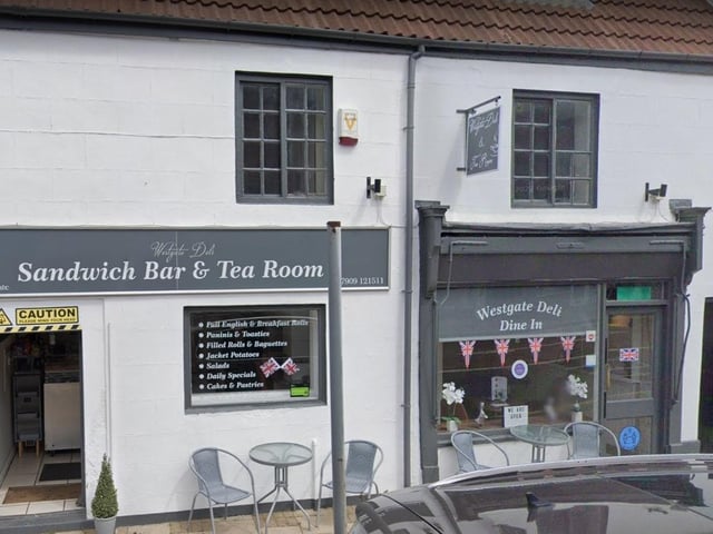 Westgate Deli Sandwich Bar & Tearoom on West Gate, Mansfield, has a 4.9/5 rating based on 18 reviews.