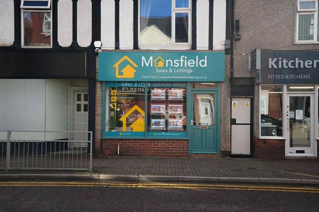 Mansfield Sales and Lettings Agents was founded three years ago and moved to its premises in Outram Street, Sutton, in August this year.
