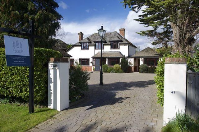 This bed and breakfast in Lymington is on the market for £995,000. It is listed by Goadsby - Bournemouth.