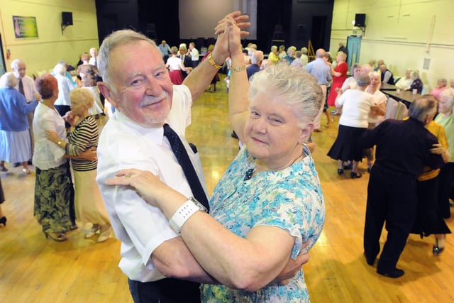 A dance and a cuppa in 2011. Sounds perfect. Here is a scene from the South Tyneside Older Peoples Festival Tea Dance at Jarrow Community Association.