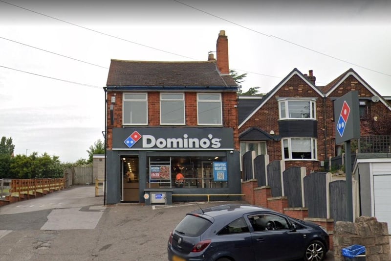 Domino's Pizza on Leeming Lane South, Mansfield Woodhouse. Last inspected on March 6, 2023. And Domino's Pizza on Walkden Street, Mansfield. Last inspected on January 16, 2020.