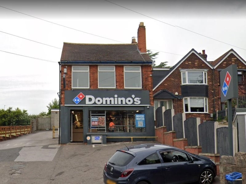 Domino's Pizza on Leeming Lane South, Mansfield Woodhouse. Last inspected on March 6, 2023. And Domino's Pizza on Walkden Street, Mansfield. Last inspected on January 16, 2020.