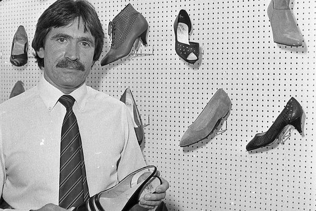 Step back into the styles of the 1980s with Mansfield made shoes.