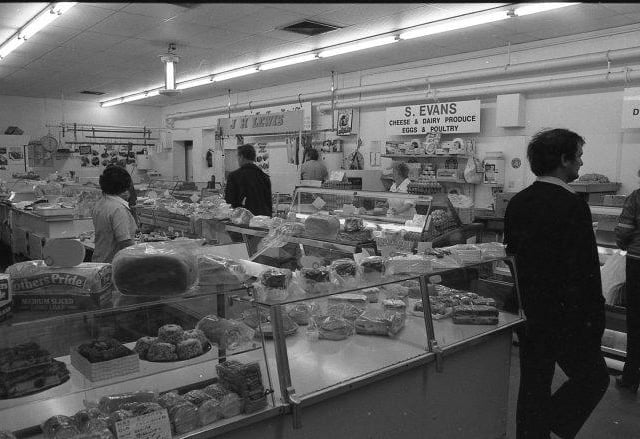 Who used to buy their dairy produce at S. Evans?