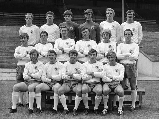 The Mansfield Town side of 1970/71. Stags would go on to finish the campaign seventh in Division Three. Dudley Roberts was the top scorer with 22 goals.