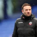 Bolton boss Ian Evatt. (Photo by Lewis Storey/Getty Images)