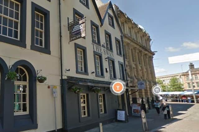 The Swan, on Church Street, Mansfield. (Picture: Google Earth.)