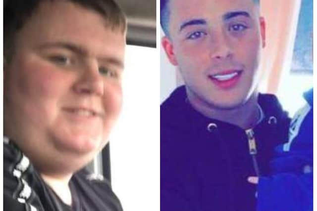 Jordan Caster, 19, and Tyrone Forde, 22 from Sheffield, died in a collision on the M1 between Junctions 30 and 31, near Sheffield, on Sunday, April 4.