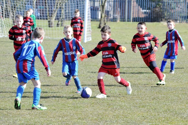 Mansfield Chad Youth League.  Mansfield Boys Under 8's (red and Black) v Bagthorpe