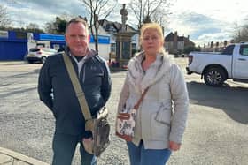Couns David Martin and Julie Gregory are delighted that real-time display will be coming to bus stops in Selston, Jacksdale and Underwood