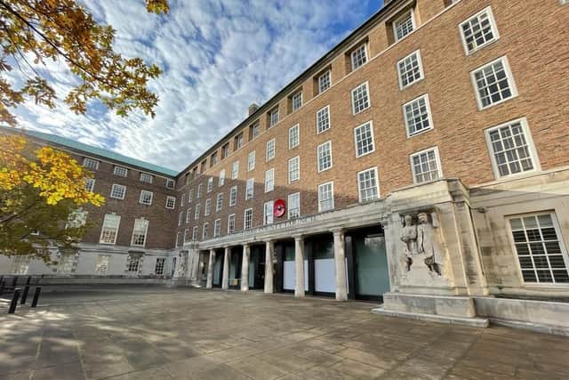 County Hall, Nottinghamshire County Council's headquarters in West Bridgford.