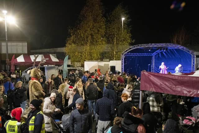 Kirkby's Christmas lights switch-on event will again take place on Kirkby Plaza. Photo: ADC