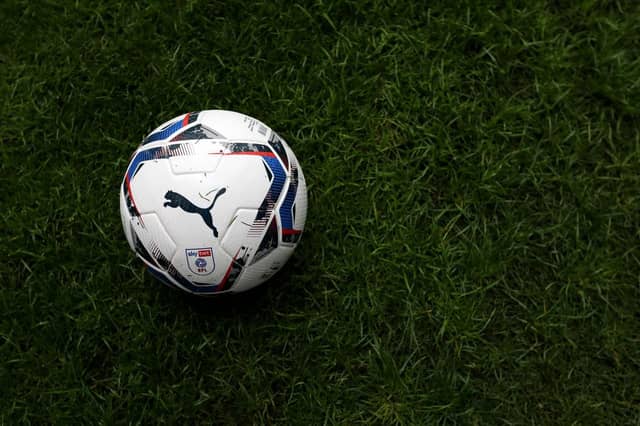 Puma EFL match ball (Photo by George Wood/Getty Images)