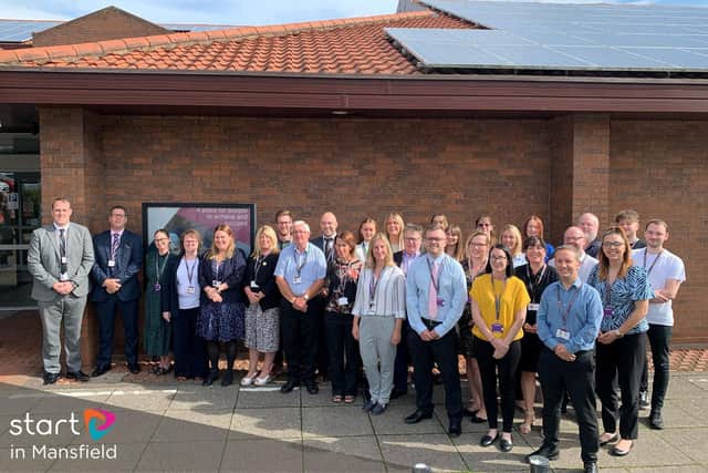 A selection of the council officers signed up to the innovative programme