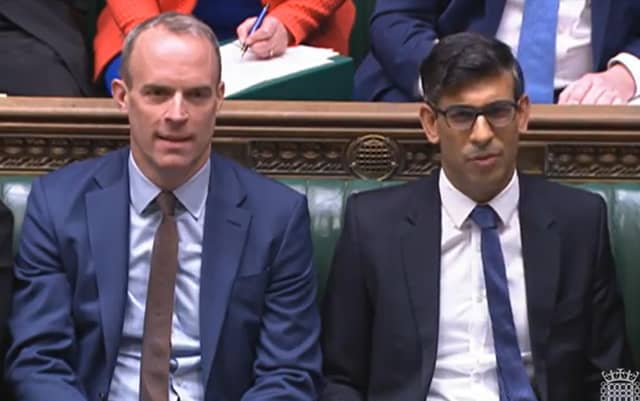 Rishi Sunak and Dominic Raab