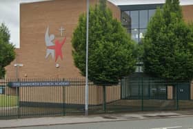 Severn Trent wants to create a new detention basin in the grounds of Samworth Academy. Photo: Google