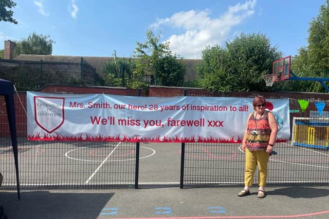 Mrs Smith has been 'an inspiration' in her 28 years at the school.
