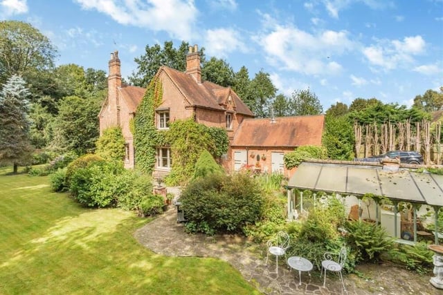 The Old Vicarage can be found within a wonderful, private and secluded setting, well back from the road. The south-facing plot spans about half an acre.