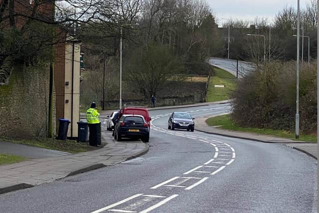 Police have stopped drivers for speeding and not wearing seat belts in Sutton.
