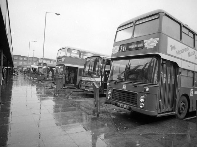 The old bus station was a hive of activity in the eighties - do you remember it like this?