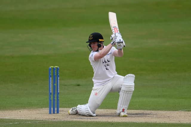 Ben Brown slowed Derbyshire's bid for a firs win of the season. (Photo by Mike Hewitt/Getty Images)