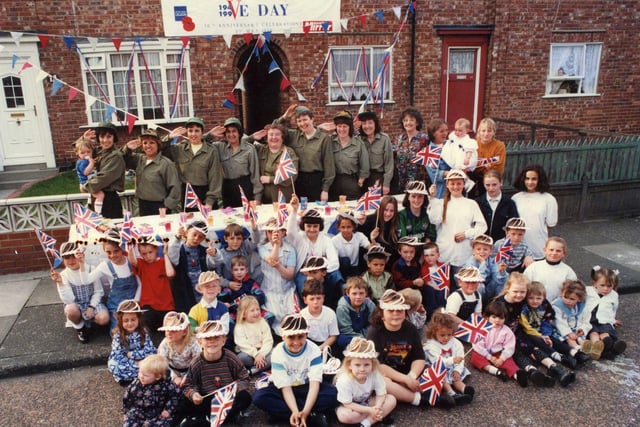 These people were marking VE Day in 1995 but were you among them?