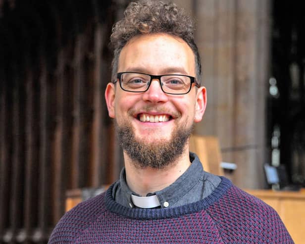The vicar of St John's and St Mary's Reverend Chris Lee