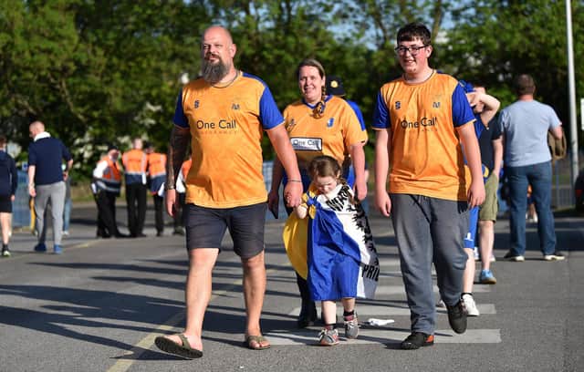 Mansfield Town can expect a boost in average attendances if they are promoted to League One. They have a current crowd average of 6,563.