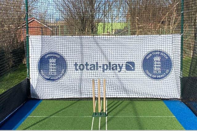 The Underwood club's new nets would be supplied by cricket pitch experts, Total-Play Ltd.