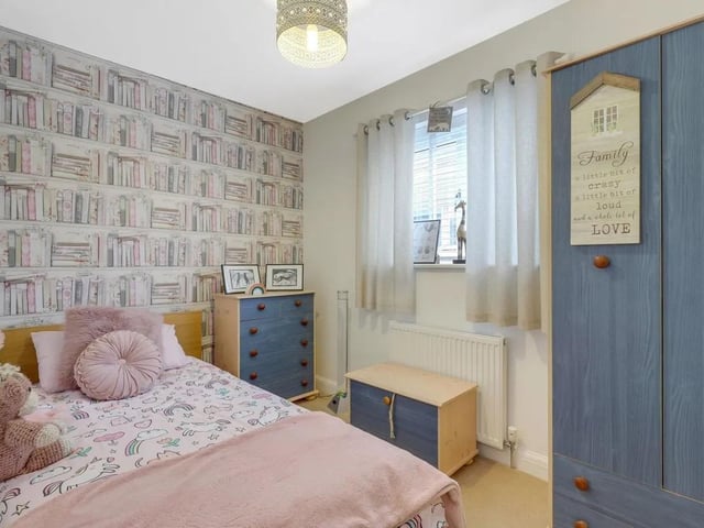 One of four bedrooms in the property, perfect for a growing family or hosting guests