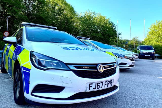 Police rescued a man from a sinking car in an Annesley lake